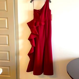 BRAND NEW! Gorgeous one shoulder gala dress. Size 10.